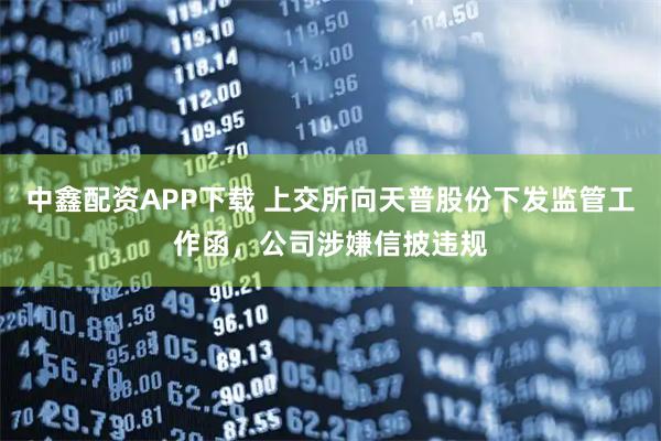 中鑫配资APP下载 上交所向天普股份下发监管工作函，公司涉嫌信披违规